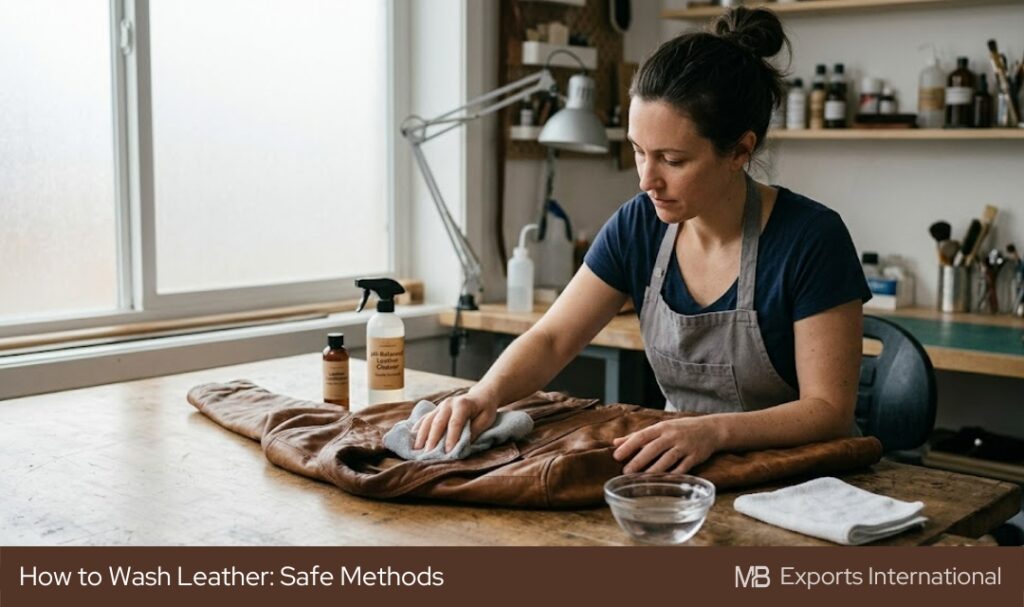 How to Wash Leather Safe Methods