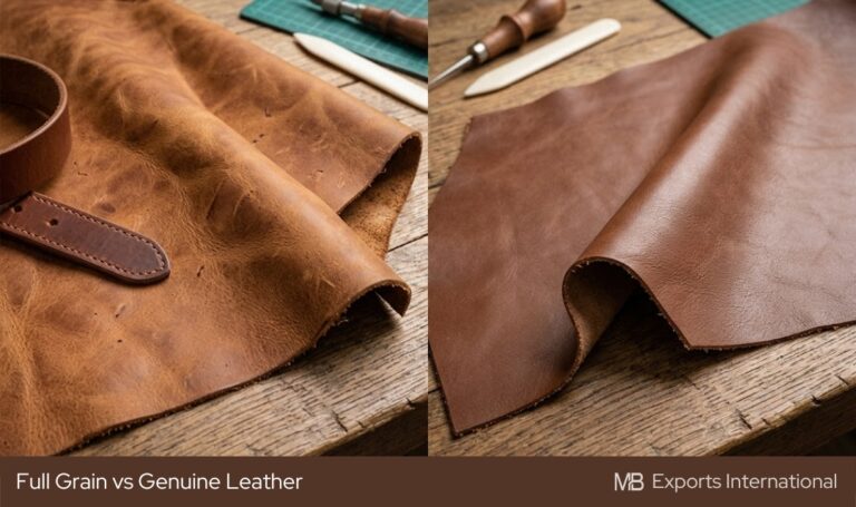 Full Grain vs Genuine Leather